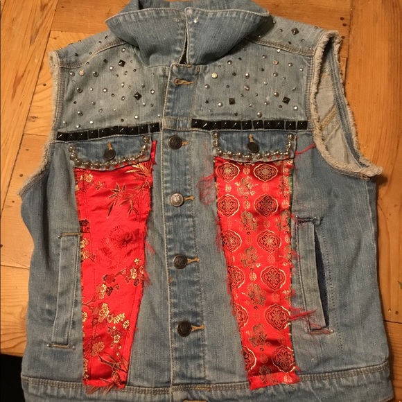 Custom jean vest - Picture 2 of 3